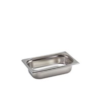 Stainless Steel Gastronorm Pan 1/4 26.5x16.2x6.5cm