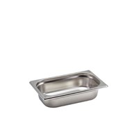 1/4 Stainless Steel Gastronorm Pan 26.5x16.2x6.5 cm