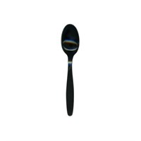 Plastic Spoon Black Heavy Duty