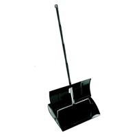 Black Enamelled Lobby Pan With Long Handle