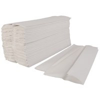 Towel C Fold White 1 Ply Biodegradable