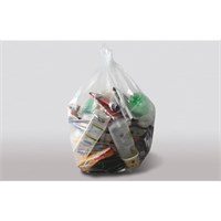 Bin Bag Clear Compactor Sack 20 33 46in