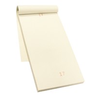 White Single Waiters Pad