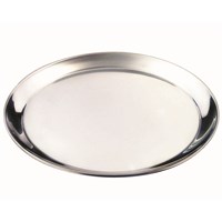 Tray Round Serving S Steel 30cm