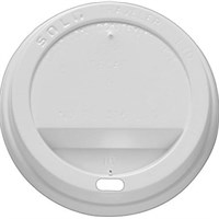 Lid Sipping For Solo 8 Oz Hot Cup Paper White