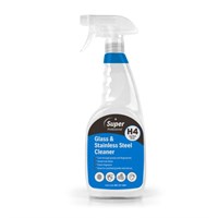 H4 Glass and Stainless Steel Cleaner (750ml)