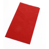 40cm (15.7") 2 Ply 8 Fold Red Napkins/Serviettes
