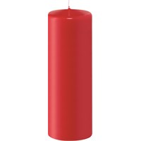 Red Pillar Candle 20cm H x 7cm D