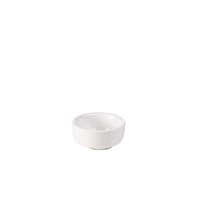 White Straight Butter Dish 6.5cm (2.5'')