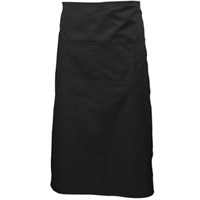 Black Apron With Centre Pocket 90 x 70cm