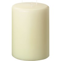 Ivory 3 Wick Pillar Candle 20cm H x 15cm D