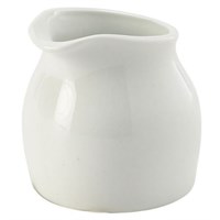 Milk Jug Creamer White 3cl 1oz  No Handle