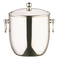 Steel Curved Double Walled Ice Bucket 3L