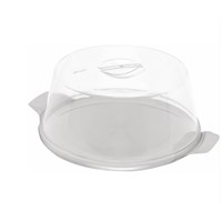 Cake Cover Round 30cm Clear Plastic