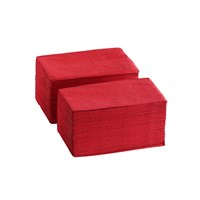 Napkin 33 cm 2 Ply 8 Fold Red