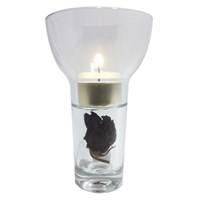 Nightlight Holder Torch Clear Glass