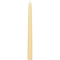 Ivory Venetian Tapered Candle 24.5cm H x 2.2cm D