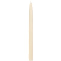 White Venetian Tapered Candle 24.5cm H x 2.2 cm D