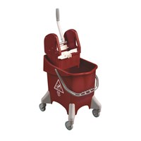Red Combo Mop Bucket With Steel Wringer