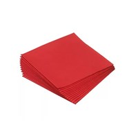Napkin Cocktail 24cm 2 Ply Red
