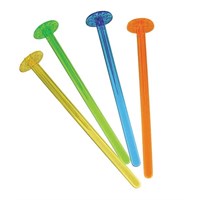 Plastic Sugar & Lemon Muddler Assorted Colours 15cm