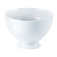 Low Footed 8cm Bowl White China
