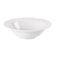 AFC China White Rimmed Bowl Plate 29cm