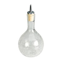 Crackle Glass Bitters Bottle 33cl (11.5oz)