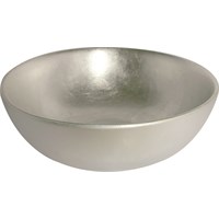 Bowl Decorative Silver  25 X 10 Cm H