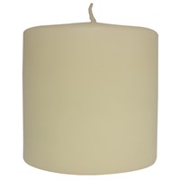 Ivory Pillar Candle 6cm H x 4cm D