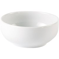 Bowl Low Footed 13cm 5in  White China