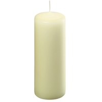 Ivory Pillar Candle 20cm H x 10cm D