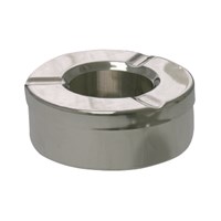 Steel Round Windproof Ashtray 9cm (3.5'')