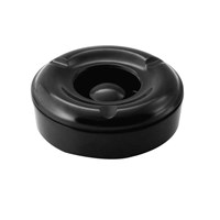 Black Round Windproof Ashtray 14cm (5.8'')