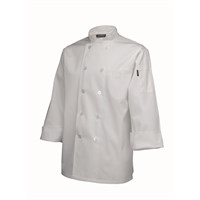 Traditional White Long Sleeve Chefs Jacket Small