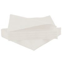White Fabric Style Napkins 40cm 8F