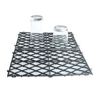 Black Interlocking Bar Mat