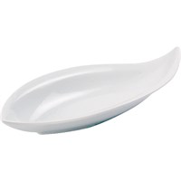China White Large Wave Bowl 7 3/4"