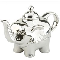 Teapot Elephant China Platinum 90cl