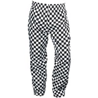 Big Blue Check Chef's Trousers Small