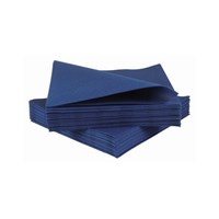 Napkin 40cm Fabric Style Dark Blue With Pattern