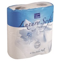 3 Ply Luxury White Embossed Toilet Roll