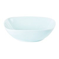 Jasmine 19cm Square Bowl White China