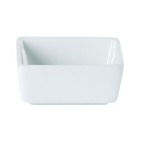 Bowl Square China White  8x8cm