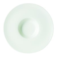 AFC China White Wide Rimmed Pasta Plate 28cm