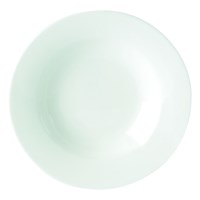 Fine Extra White China Rimmed Soup Bowl 23cm