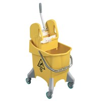 Yellow Combo Mop Bucket With Gear Wringer