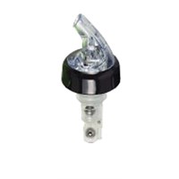 Black & Clear Collar Measured Pourer 25ml