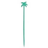 Assorted Colours Palm Tree Stirrer 22cm