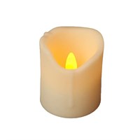 Amber Silicone Candle 4cm